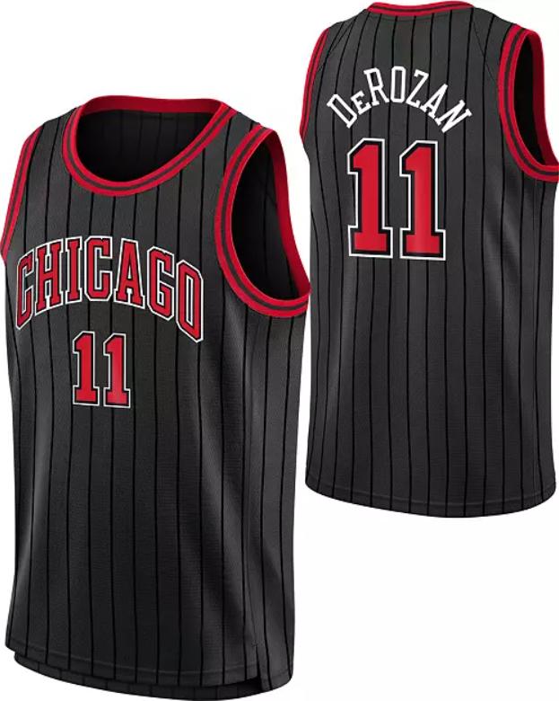 Demar derozan black jersey best sale