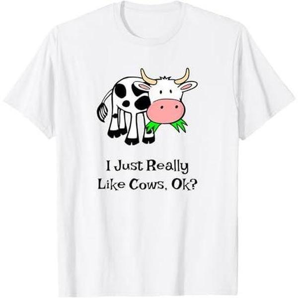 Cute Cow T Shirt: Funny Cows, I Just Really Like Cows Ok? Cute Cow T Shirt: Funny Cows, I Just Really Like Cows Ok?