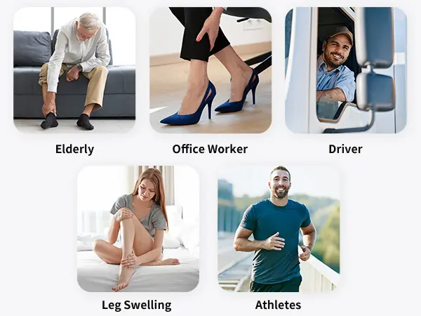 Product Introduction of Nekteck Leg Massager with Air Compression, Foot and Calf Massage Machine for Circulation and Relaxation Comfort 9