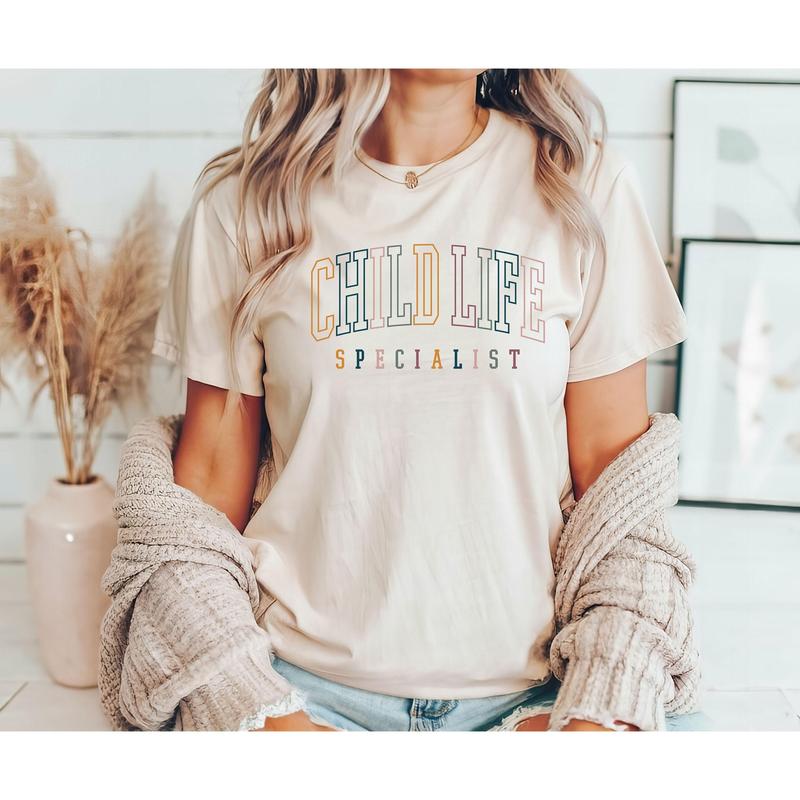 Child Life Specialist Shirt Pediatric Health Care Tee Shirt Child Life Specialist Shirt Pediatric Health Care Tee Shirt
