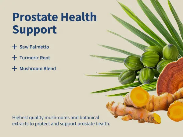 Product Introduction of Snap Supplements - Natural Prostate Supplement for Men - Saw Palmetto Extract & Turmeric - Urinary Tract Health - 3rd party tested 2