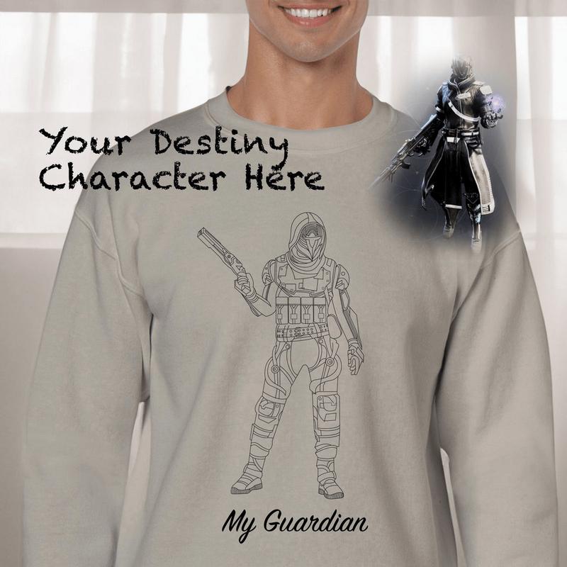 TikTok Shop Destiny 2 Sweatshirt Destiny Ghost Destiny Replica Destiny Hoodie Destiny Patch Destiny 2 Shaxx 3d Gaming Character Hoodie Shirt For Men Women