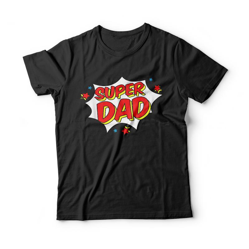 Superhero Super Dad T-Shirt Matching Family Hero Shirts Superhero Super Dad T-Shirt Matching Family Hero Shirts