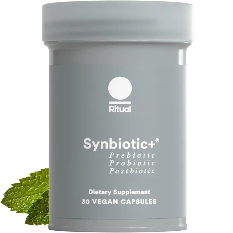 Product Introduction of "Ritual Synbiotic+ Gut Health, 3-in-1 Probiotic, Prebiotic & Postbiotic Supplement, Vegan, 30-Day Supply Nutrition Wellness 3