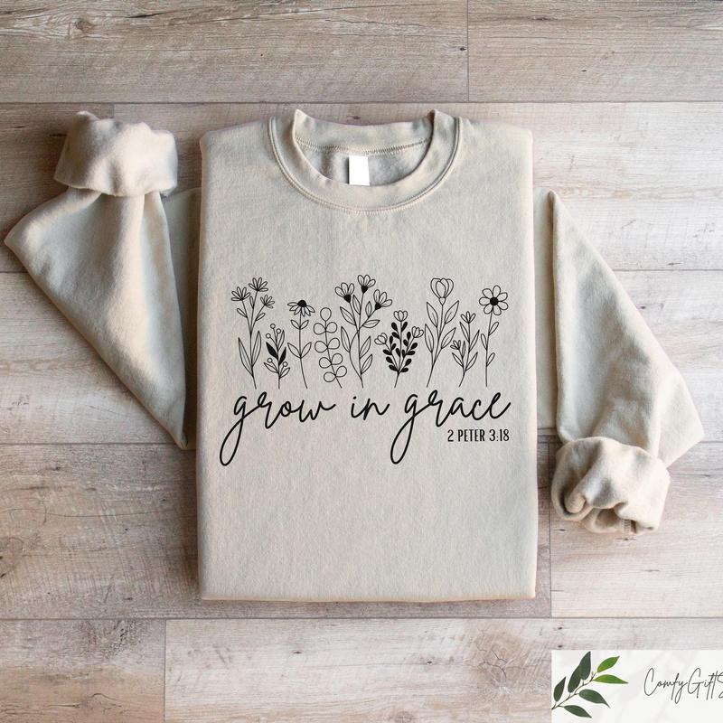 Grow In Grace Christian Hoodie Grow In Grace Christian Hoodie