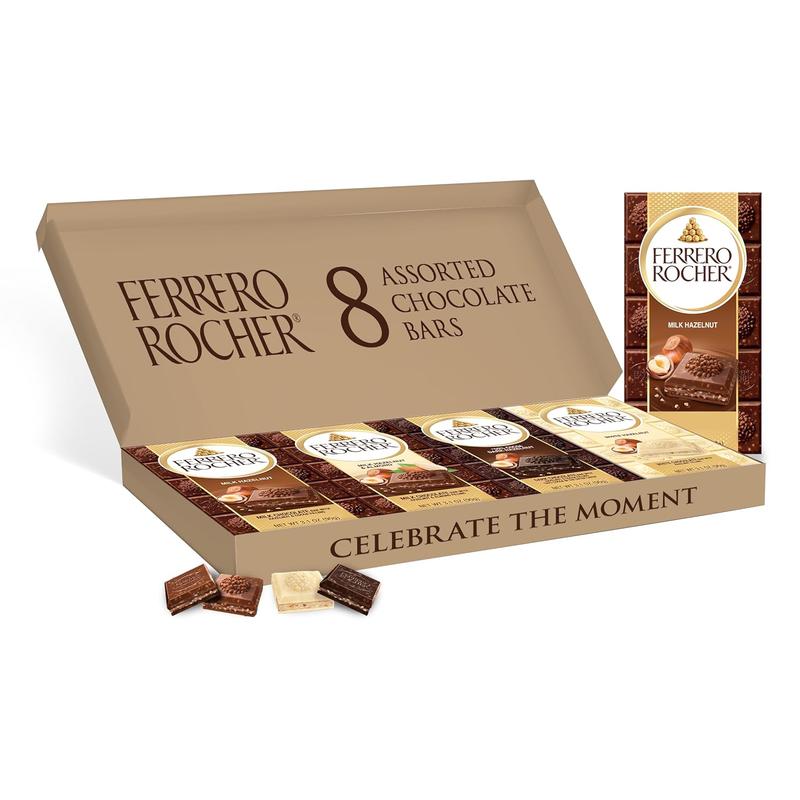 Ferrero Rocher Premium Chocolate Bars, 8 Count Variety Pack, - TikTok Shop