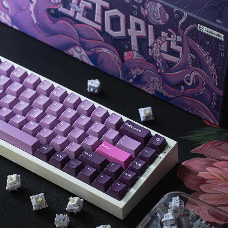 Octopus PBT Keycaps - TikTok Shop