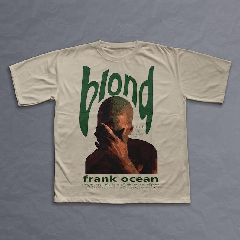 TikTok Shop Frank Ocean Blond T Shirt Frank Ocean Graphic Merch Frank Ocean Rap Frank T Shirt Concert 2024