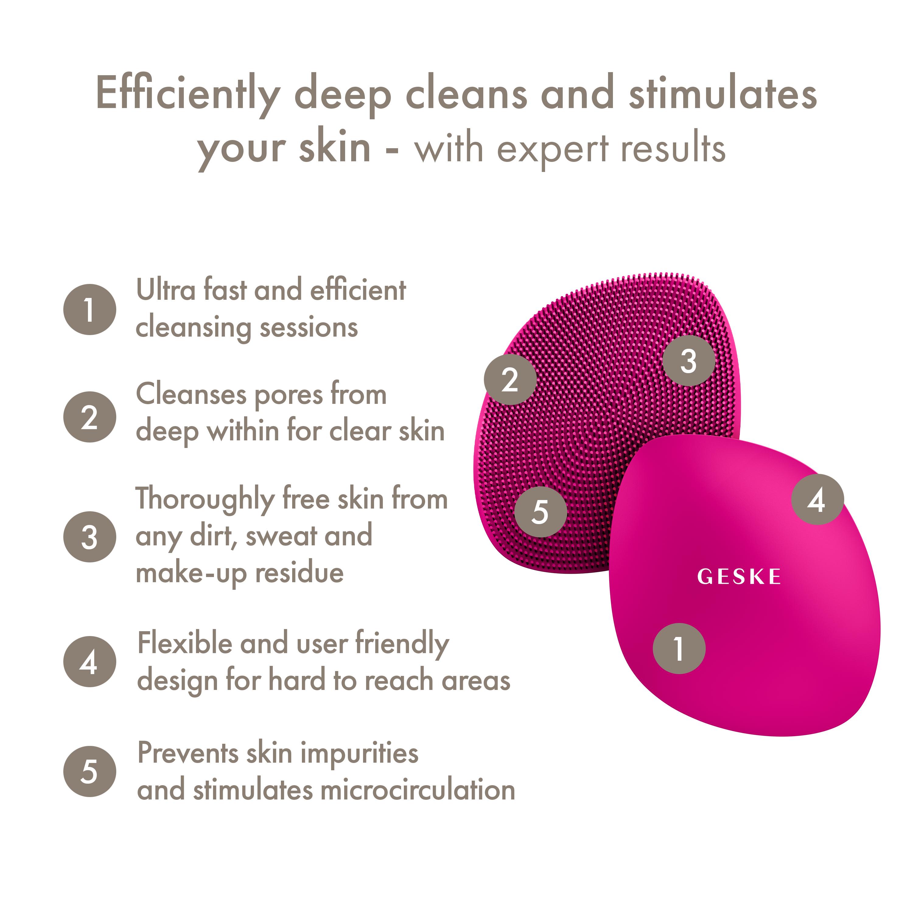 Cepillo facial GESKE | 4 en 1 | Cepillo de limpieza facial - Imagen 74 de 88