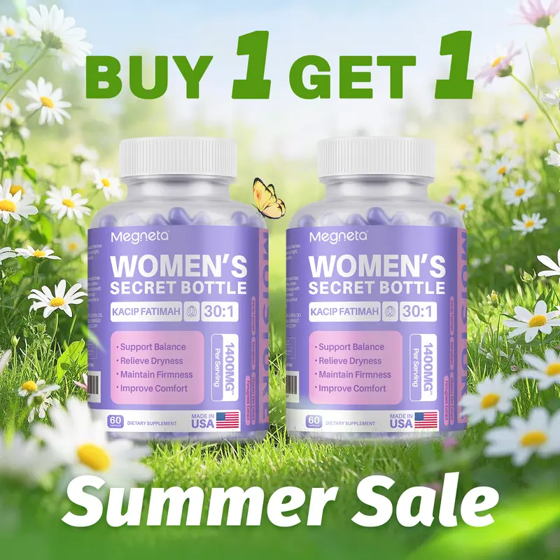 Product Introduction of Women'S Secret Bottle- 60 Tablets - Healthcare | Kacip Fatimah 1000MG |Plus with manjakan & Slippery Elm & Fenugreek(Old & New Packaging--Mixed Shipment) 0