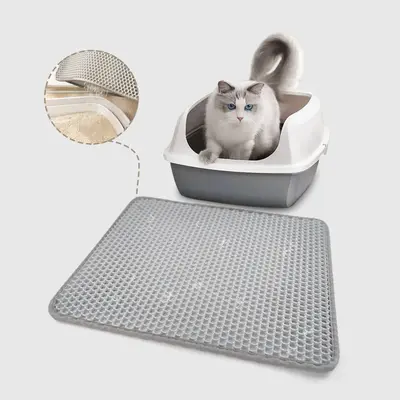 Alternatives to cat litter mat best sale