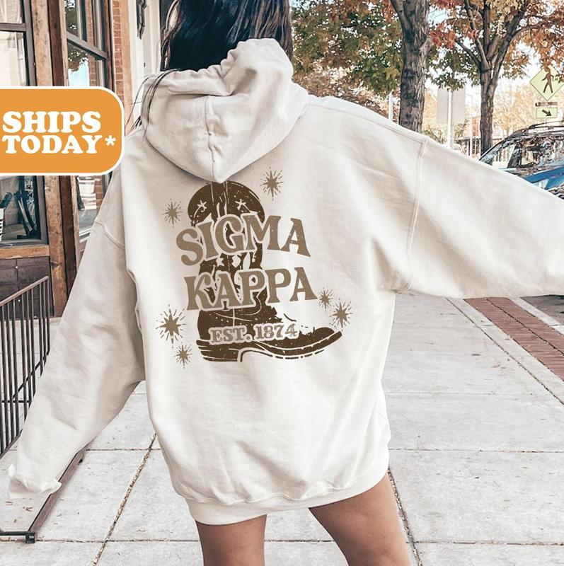 Sigma retailer Kappa Yin-Yang Surf Sorority Hoodie Mineral Wash Tie Dye | Greek Life Sweatshirt | Sig Kap comfy hoodie