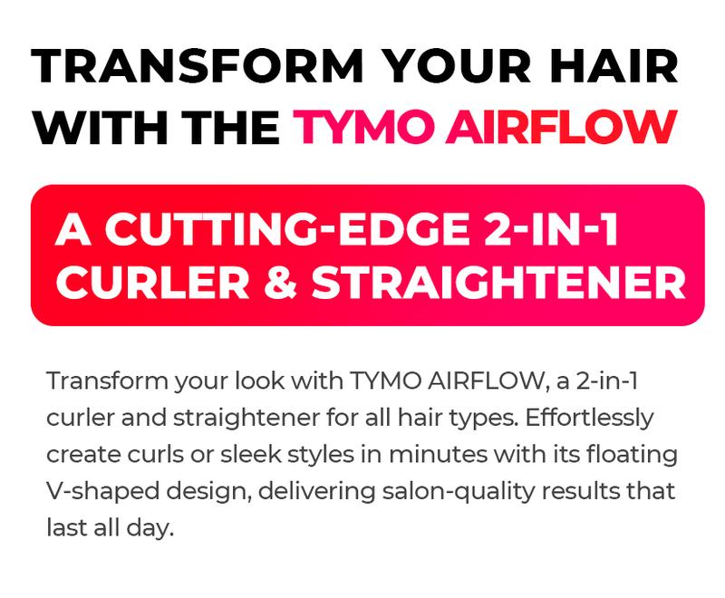 Product Introduction of TYMO AIRFLOW- Straightener and Curling Iron 2 in 1, Cold Air Negative Ionic Anti-scald Curling Wand  Long Short  Curler  Comfort Salon hairwaver hair styling tools wavy  talk  straightener 0