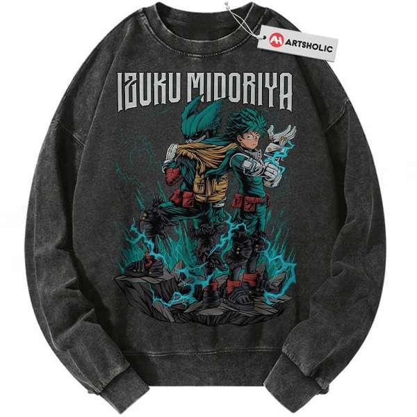 TikTok Shop Deku Sweatshirt Izuku Midoriya Sweatshirt My Hero Academia Sweatshirt Mha Sweatshirt Anime Sweatshirt Vintage Classic