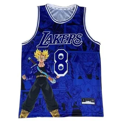 On sale Lakers kobe jersey x Trunks dragon ball z print framed