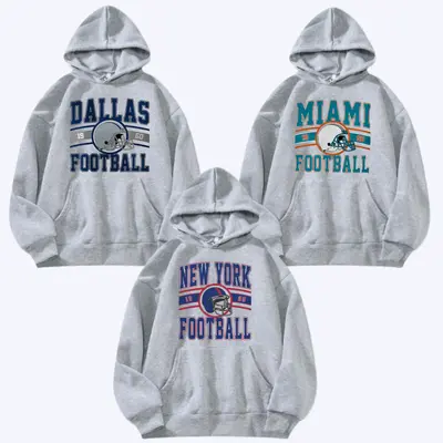 Vintage football hoodies sale