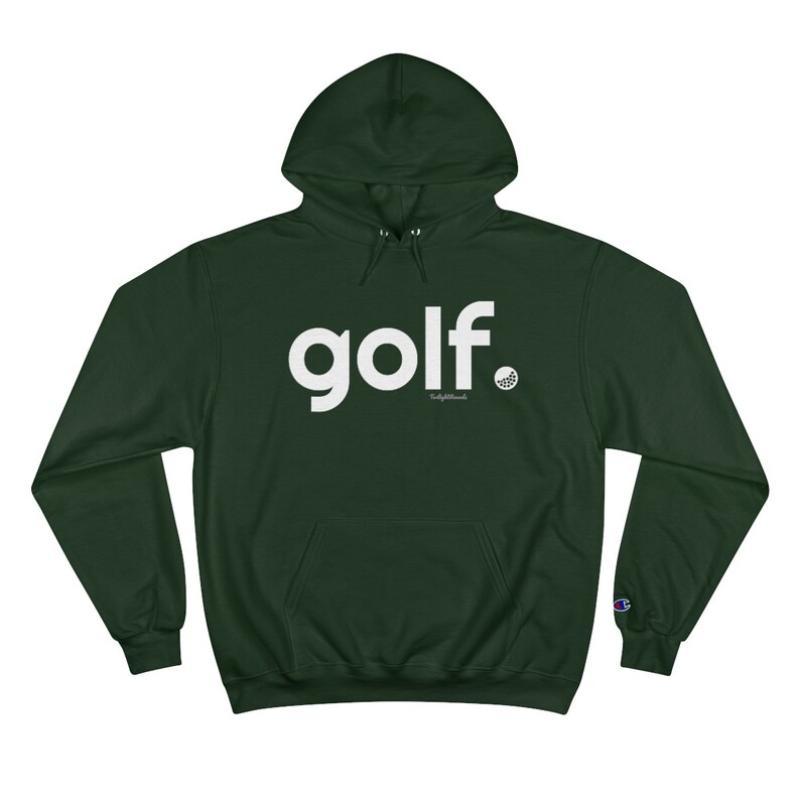 TikTok Shop Golf Hoodie Champion Brand Golf Hooded Sweatshirt Cool Graphic Sweater That Says Golf. Perfect Gift for Golfer Classic