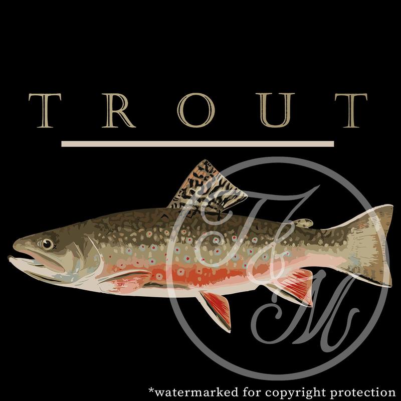 TikTok Shop: Vintage Brook Trout Fish Design On Unisex Heavy Blend Crewneck  Sweatshirt - Sweatshirt - Hoodie - Tshirt Sweatshirt, Hoodie, Comfort Colors