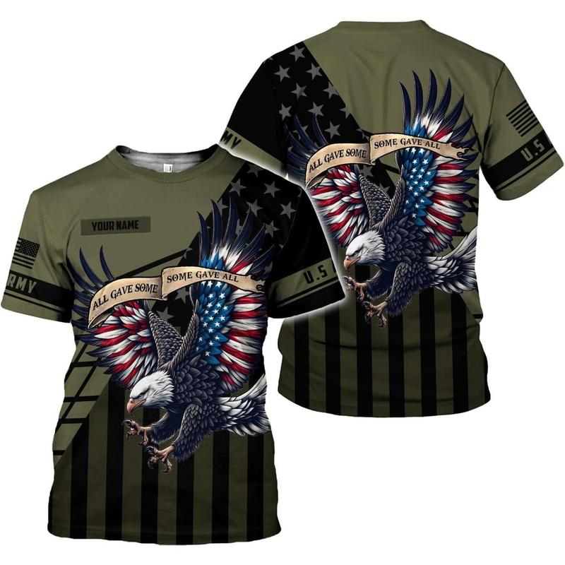 Vintage Veteran Army American Flag T-Shirt Vintage Veteran Army American Flag T-Shirt