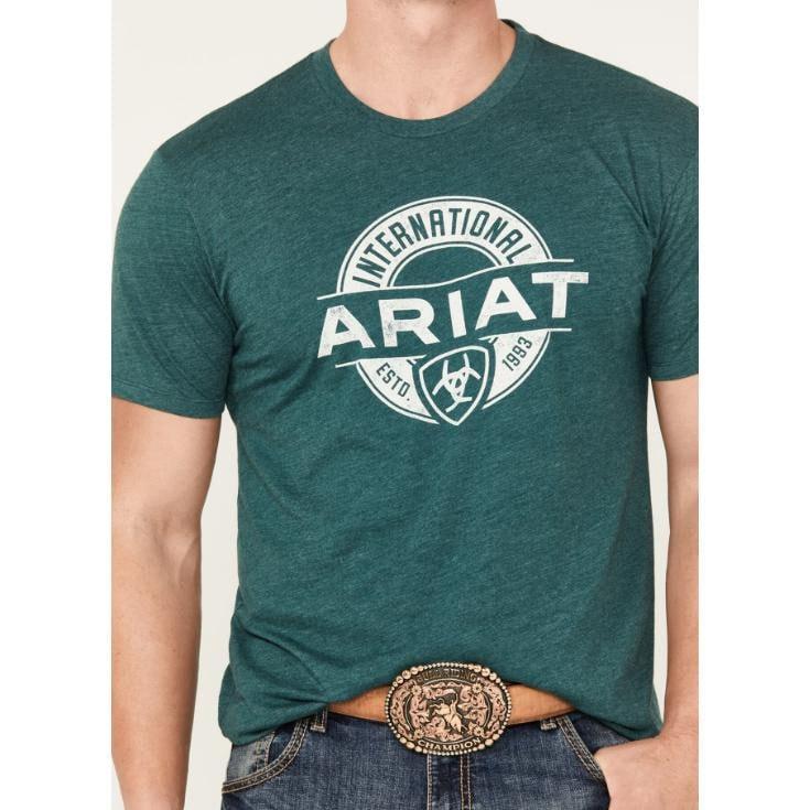 TikTok Shop Ariat Men s Center Fire Short Sleeve Graphic T Shirt Ariat T Shirt Men western clothes western clothing Western wear Ariat Frc Shirts Sweatshirt Hoodie Comfort Colors