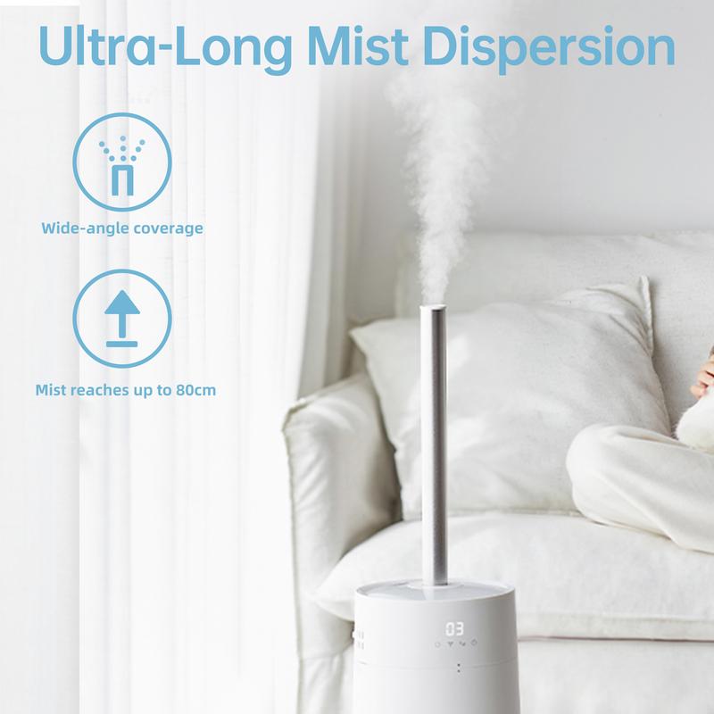 Product Introduction of Olayks Smart Humidifier 9" Ultra-Long Mist Dispersion with Real-Time Monitoring, Auto-Senses Humidity Control, Quiet Operation & User Manual Included 1
