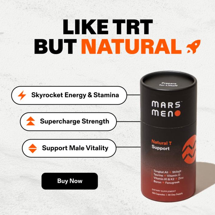 Mars Men 8 in 1 Natural Supplement | Combining Shilajit + Tongkat ...