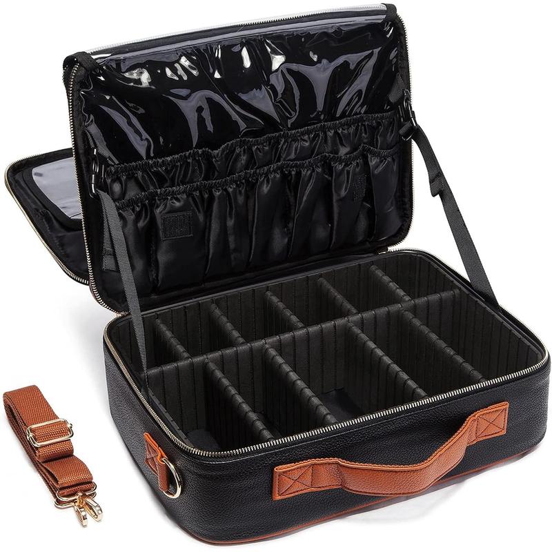 Travel Makeup selling Train Case Cosmetic Organizer Portable Artist Storage Bag