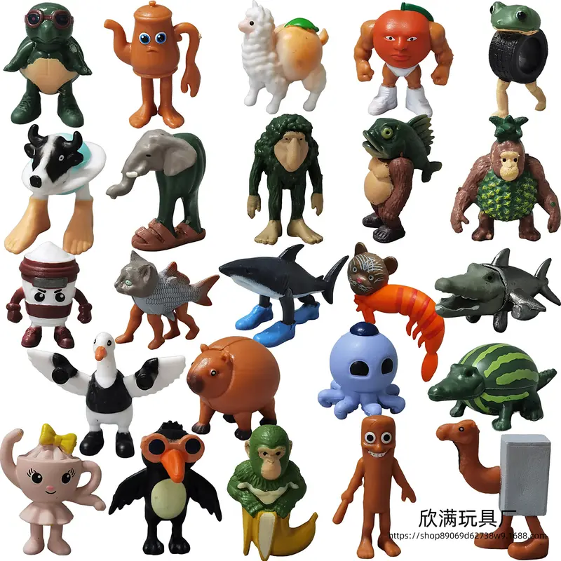 12Pcs Tung Tung Tung Sahur Figures,Tralalero Tralala Figure