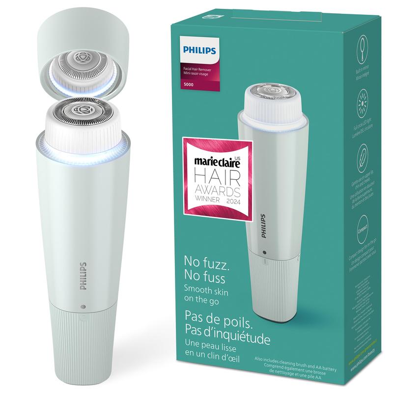 Philips Beauty - 5000 Facial Hair Remover, BRR474/00 1