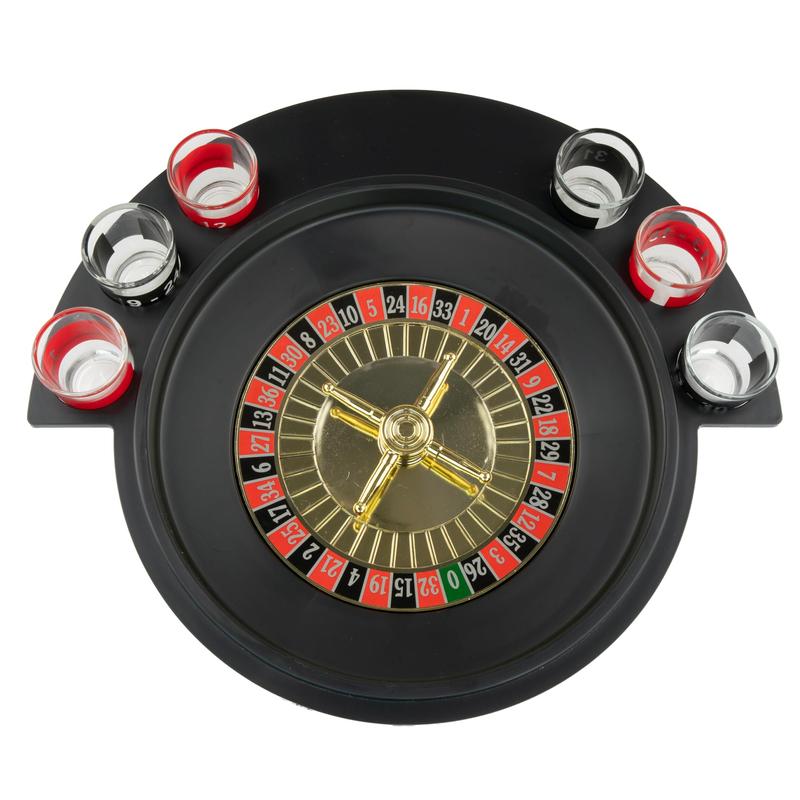 Shot Glass Roulette Set | 6 Glasses - 2 Balls | Adult Party Game ...