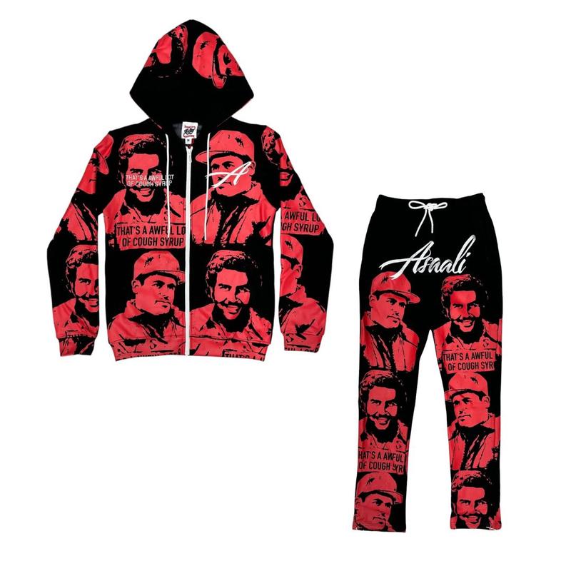 2025 Matching Hoodie and Pants by Asaali – Unisex Streetwear Set, Cozy ...