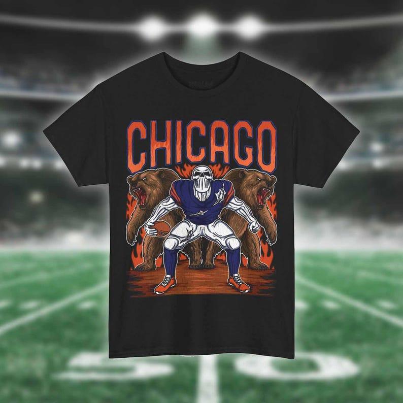 Custom chicago bears t shirts best sale