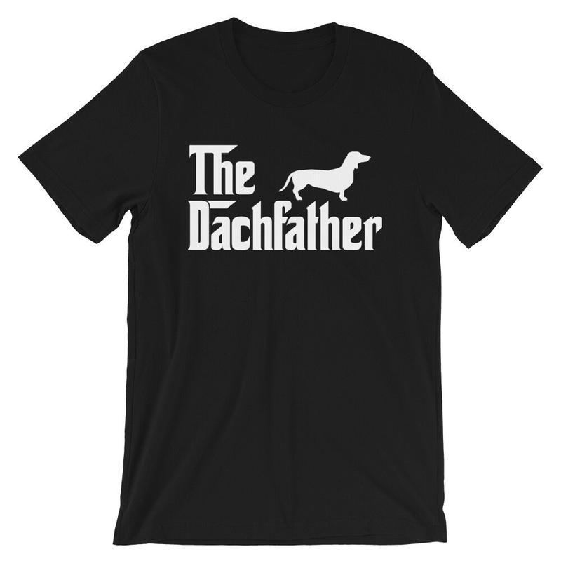 TikTok Shop The Dachshund Father Shirt Wiener Dog Gifts Funny Dogfather T Shirt Dachshund Gift For Him