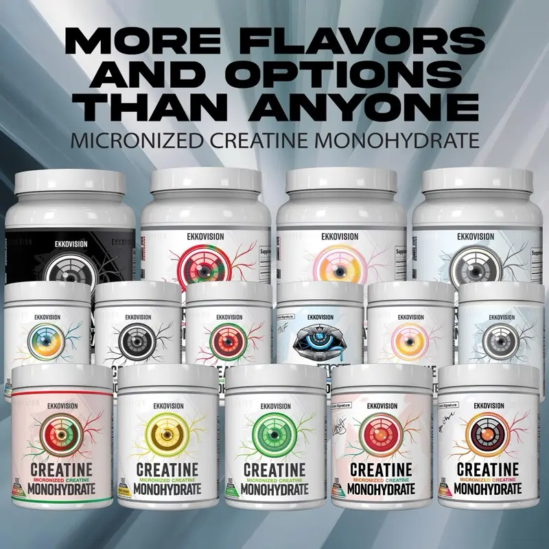 Product Introduction of Ekkovision Creatine Monohydrate Gummies Strawberry Flavor 300 Gummies 60 Servings Third Party Tested Dietary Supplement 2