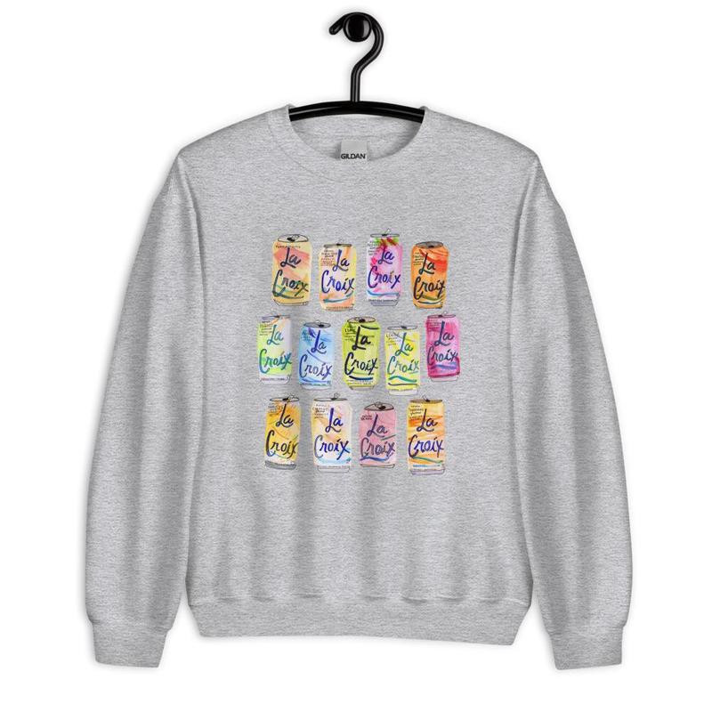 TikTok Shop La Croix Sparkling Water Cans Sweatshirt Sweatshirt Hoodie Comfort Colors