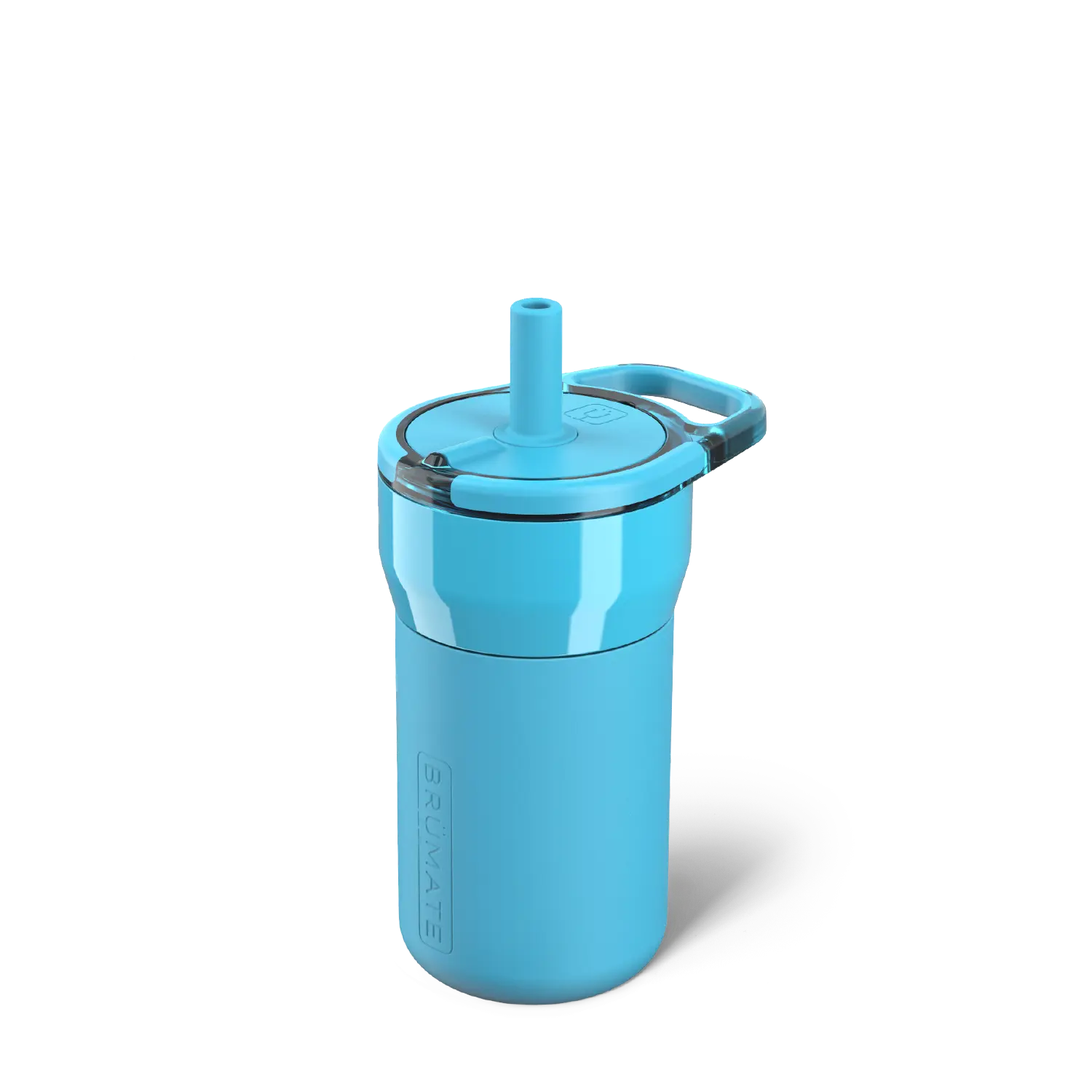BrüMate Leap 12oz Kids Straw Tumbler | 100% Leakproof Prevents Spills | Silicone Sleeve Protects From Dents & Dings | Keeps Ice 24+ Hours | Cup Holder Friendly
