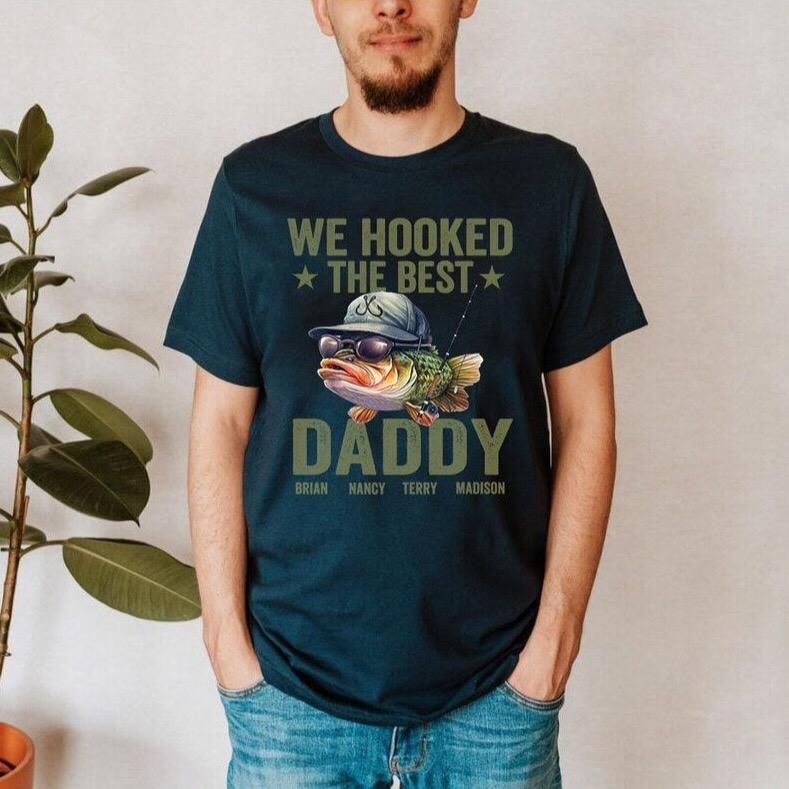 Mens The Rodfather Funny Fishing Fathers Day Gift Dad Grandpa T-Shirt Mens The Rodfather Funny Fishing Fathers Day Gift Dad Grandpa T-Shirt