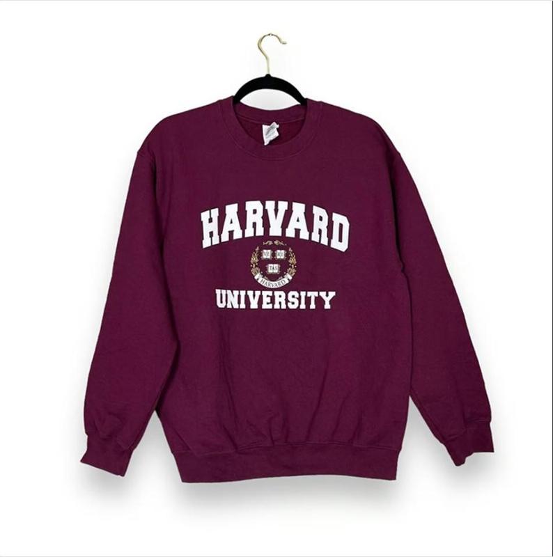 TikTok Shop Harvard University Maroon Sweatshirt Sweatshirt Hoodie Comfort Colors