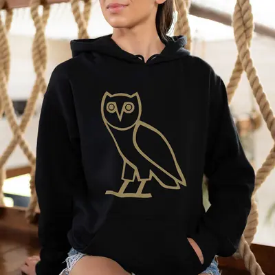 OVO Drake Classic Owl Crewneck in Rose buy Color