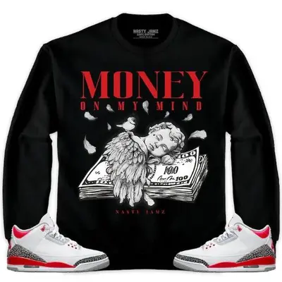 Shirt To Match Jordan 3 selling Retro Fire Red - Play Halloween - Fire Red 3s Gifts Unisex Matching 3D Sweater