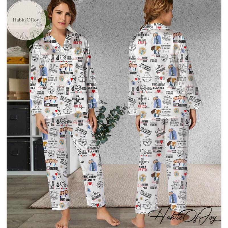 Grey's anatomy pj set sale