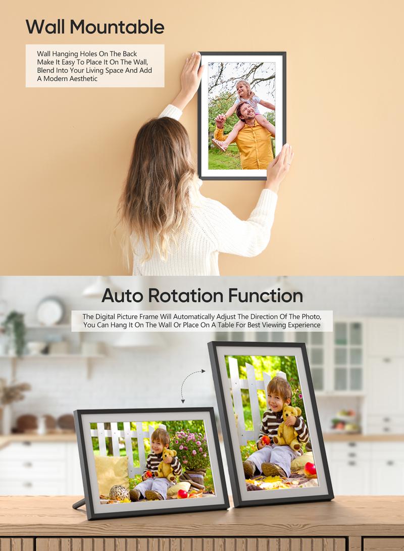 Arzopa Digital Photo Frame  Digital Picture Frame with Touch Screen