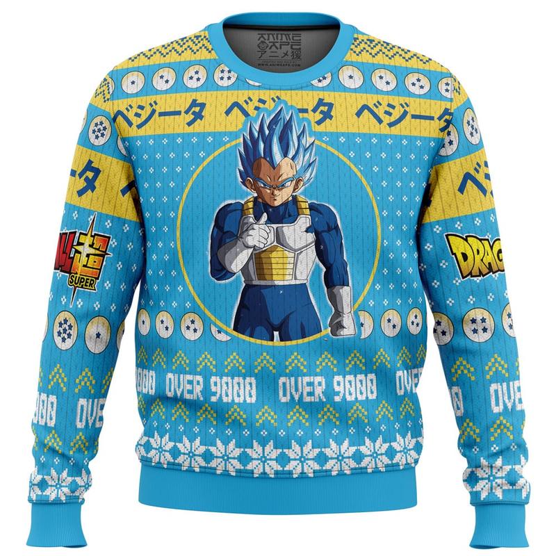 TikTok Shop Christmas Vegeta Dragon Ball Z Ugly Sweater Partyugly Sweater Ideas Ugly Christmas Sweater Owlohh 1793