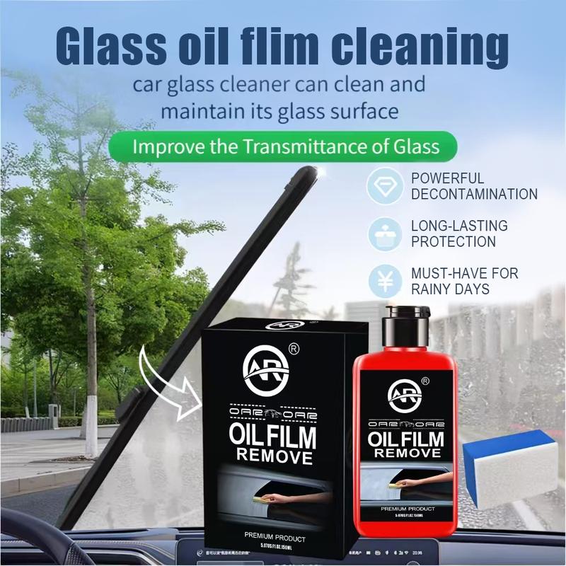 Car Windshield Cleaner, Multifunctional Car Glass Oil Film Cleaner ...
