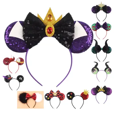 RARE Disney World Parks Ursula Mickey cheapest Ears villains