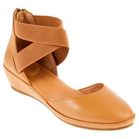 TikTok Shop Gentle Souls Noa Back Zip Demi Wedge Flat