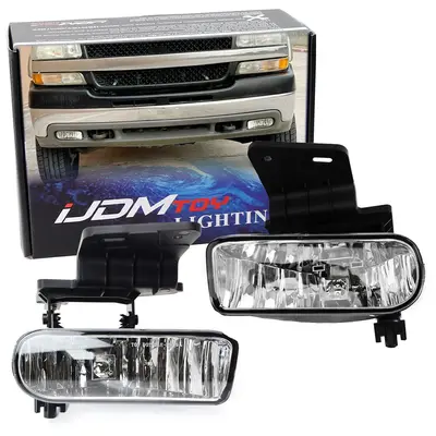 Buy 1999-2002 CHEVY SILVERADO/2000-2006 TAHOE SUBURBAN SMOKE CRYSTAL Head Lights Fog I1118139