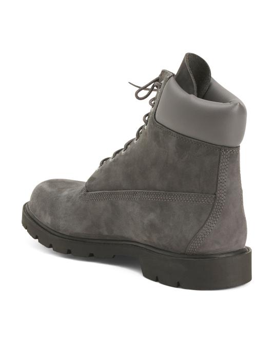 TikTok Shop Timberland Premium 6 Waterproof Boots Dark Grey Nubuck Size US 10