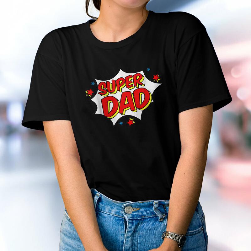 Superhero Super Dad T-Shirt Matching Family Hero Shirts Superhero Super Dad T-Shirt Matching Family Hero Shirts