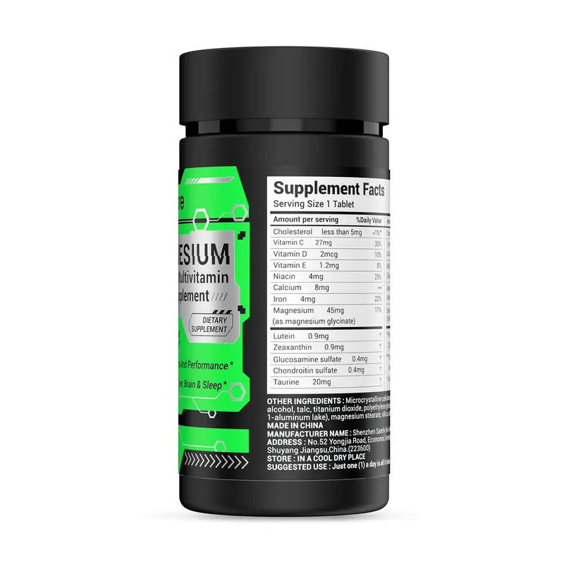 Product Introduction of DrBioCare Men's multivitamins Magnesium Glycinate, Contains Ashwagandha, Vitamin d3, Vitamin C, Turmeric ,Milk Thistle,Calcium ,Vitamin E 2